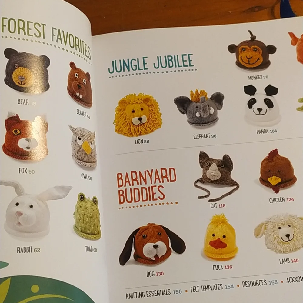 Knitted Animal Hats Babies Kids Crafting Crochet Knitting and booties too
